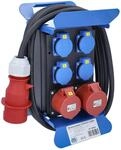 as - Schwabe Tragbarer Stromverteiler STECKY 2 - CEE Stecker 400V/32A/5polig -...