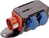 as - Schwabe MIXO Adapter / Stromverteiler SAAR – CEE-Stecker auf 3 Schuko