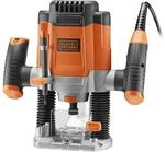 Black+Decker KW1200EKA-QS 1200W 6.35mm Plunge Router + 6 Bits Orange
