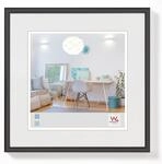 walther design KV220B New Lifestyle Kunststoff Bilderrahmen, 20x20 cm, schwarz