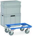 fetra Eurokasten-Roller/13580 61 x 41 cm blau bis 250 kg 8 kg