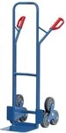 fetra TK1325 Stahlrohr-Treppenkarre, 2 dreiarmige Radsterne