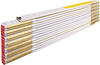 STABILA Holz-Gliedermaßstab Type 617/11, 3 m, weiß/gelbe metrische