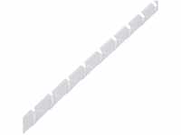 InLine 59947M Spiralband Kabelschlauch 10m, weiß, 12mm