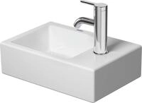Duravit Vero Air Handwaschbecken 38x25 cm, ohne &Uuml;berlauf, mit Hahnlochbank, 1