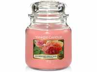 Yankee Candle Duftkerze im Glas (mittelgroß) | Sun-Drenched Apricot Rose 