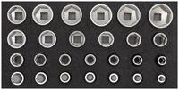 GEDORE red Steckschl&uuml;ssel-Satz 1/2' im 1/3 Schaumstoffmodul, 26-teilig