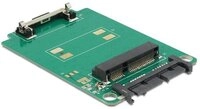 DeLock Converter Micro SATA 16 Pin > mSATA Full Size - Speicher-Controller...