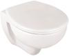 'aquaSu® Wand WC-Set, Tiefspüler, Spülrandlose Toilette, Hängetoilette, Einfache