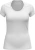 Odlo Damen ACTIVE F-DRY LIGHT Baselayer T-Shirt mit Rundhals, White, S
