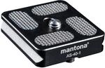 Mantona AS-40-1 Schnellwechselplatte Arca-Swiss kompatibel 40 x 38 mm Aluminium mit