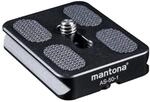 Mantona AS-50-1 Schnellwechselplatte Arca-Swiss kompatibel 50 x 38 mm Aluminium...