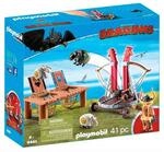 PLAYMOBIL Dragons 9461 Grobian mit Schafschleuder, Ab 4 Jahren