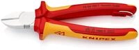 KNIPEX Seitenschneider, 180 mm, 70 06 180 T | VDE, mit &Ouml;se zur...