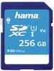 Hama 256 GB SDXC-Speicherkarte, Class 10, V10, UHS-I (bis zu 90MB/s, für Full-HD-
