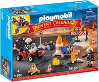 PLAYMOBIL Adventskalender 2021 - 9486 Feuerwehreinsatz auf der Baustelle, Ab 4...