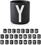 Design Letters Tasse A&ndash;Z Schwarz | Beste abitur 2026 geschenke 