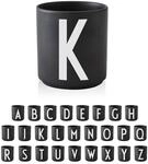 Design Letters Buchstaben Tasse Personalisiert (A-Z) | Kaffeebecher Porzellan...