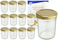MamboCat 12er Set Sturzgl&auml;ser 230 ml Hoch Deckelfarbe Gold to 66 inkl. Diamant