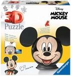 Ravensburger 3D Puzzle 11761 - Puzzle-Ball Mickey Mouse - Puzzleball mit ansteckbaren
