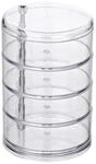 WENKO Kosmetik Organizer Tower, Aufbewahrung f&uuml;r Make-up und Haarschmuck, 4 F&auml;cher,