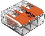 WAGO Verbindungsklemmen 221-613 | 3 Leiter, bis 6 mm&sup2;, 30 St&uuml;ck, COMPACT