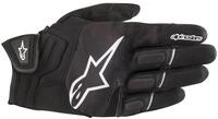 Alpinestars Motorradhandschuhe Atom Gloves Black White, Schwarz/Weiss, L, 357401812-