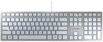 CHERRY KC 6000 Slim, Ultraflache Design-Tastatur, EU-Layout (QWERTY), Kabelgebunden