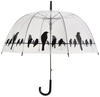 Esschert Design TP166 Regenschirm mit Vögeln auf Draht, 83 x 81,5 x 83 cm