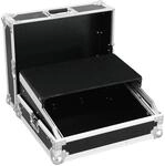 ROADINGER Mixer-Case Profi LS-19 Laptopablage sw | Flightcase f&uuml;r 483-mm-Ger&auml;te