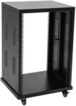 ROADINGER Stahl-Rack SR-19, 16HE | Pulverbeschichtetes Stahl-Rack, ideal f&uuml;r