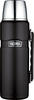 THERMOS STAINLESS KING BEVERAGE BOTTLE 1,2l, black mat, Thermosflasche aus Edelstahl