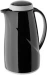 Helios Wave Thermoskanne Schwarz 1L - 6h Hei&szlig; - H&auml;lt Getr&auml;nke hei&szlig; & kalt