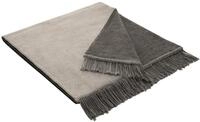 Bocasa Biederlack Salt and Pepper-Decke aus Baumwolle, Salt & Pepper Beige, 50x200 cm