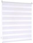 Victoria M. Doppelrollo Klemmfix ohne Bohren, 75 x 150 cm (BxH) Wei&szlig;, Rollo