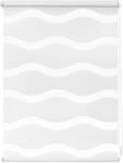 Lichtblick Doppelrollo Blickdicht ohne Bohren Wei&szlig; 90 cm x 150 cm (B x L) | Duo