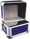 ROADINGER Platten-Case ALU 50/50 abgerundet dunkelblau | Platten-Case im...