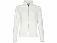 Fruit of the Loom - Lady-Fit Sweat Jacket - Modell 2013 / White, XS XS,White
