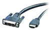 ROLINE Kabel DVI (18+1) ST - HDMI ST, schwarz, 3 m