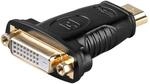 Goobay 68930 HDMI/DVI-D Adapter, Vergoldet