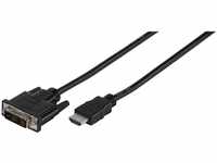 Vivanco HDMI Anschlusskabel HDMI Stecker <-> DVI-D Stecker 2.0 m