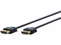Clicktronic Super Slim High Speed 2.0 Kabel mit Ethernet - Ultra schlankes und