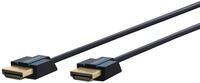 Clicktronic Super Slim High Speed 2.0 Kabel mit Ethernet - Ultra schlankes und