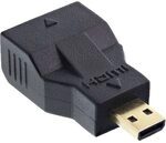 InLine 17690C HDMI Adapter, Mini HDMI C Buchse auf Micro HDMI D Stecker, 4K2K