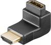goobay Tecline HDMI M – HDMI F HDMI HDMI schwarz Kabel-Schnittstelle und Netzteil