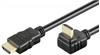 Goobay 31921 HDMI High Speed Kabel 1.4, 270 Grad gewinkelt mit Ethernet, 4K, Full-HD,