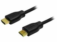 LogiLink CH0039 - HDMI High Speed mit Ethernet (V1.4) Kabel, 2X 19-pin Male (Gold),