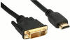 15m HDMI-DVI Kabel, InLine®, vergoldete Kontakte, 19p