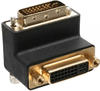 InLine 17781W DVI-I Adapter (90 Grad gewinkelt, Digital Plus Analog 24 Plus 5