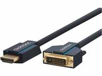 Clicktronic Casual HDMI/DVI Adapterkabel 5 m (Video-Adapter zwischen HDMI und DVI-D)